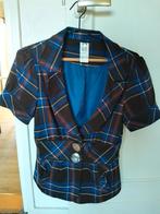 Dept blazer korte mouw nieuw zonder prijskaartje maat L., Blauw, Maat 42/44 (L), Ophalen of Verzenden, Zo goed als nieuw