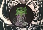 Death  vrij zeldzame 1989 vintage Leprosy patch d198 metal, Verzenden, Zo goed als nieuw, Kleding