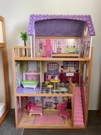 Houten poppenhuis met toebehoren, Ophalen, Gebruikt, Poppenhuis