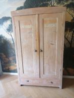 Brocante  grenen linnenkast/legkast, Ophalen