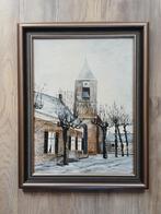 Schilderij # Kerkje in wintertijd, Ophalen of Verzenden