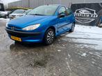 Peugeot 206 1.4 5D 2005 Blauw, Auto's, Peugeot, Voorwielaandrijving, Stof, 4 cilinders, Blauw