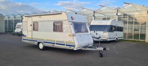 Burstner Fun 400 TS, Caravans en Kamperen, Caravans, Bedrijf, tot en met 4, 750 - 1000 kg, Treinzit, Bürstner, Dwarsbed, tot 4 meter