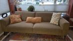 Bankje okergeel/buin 220cm zo goed als nieuw, Huis en Inrichting, Ophalen, Driepersoons, 75 tot 100 cm, Zo goed als nieuw