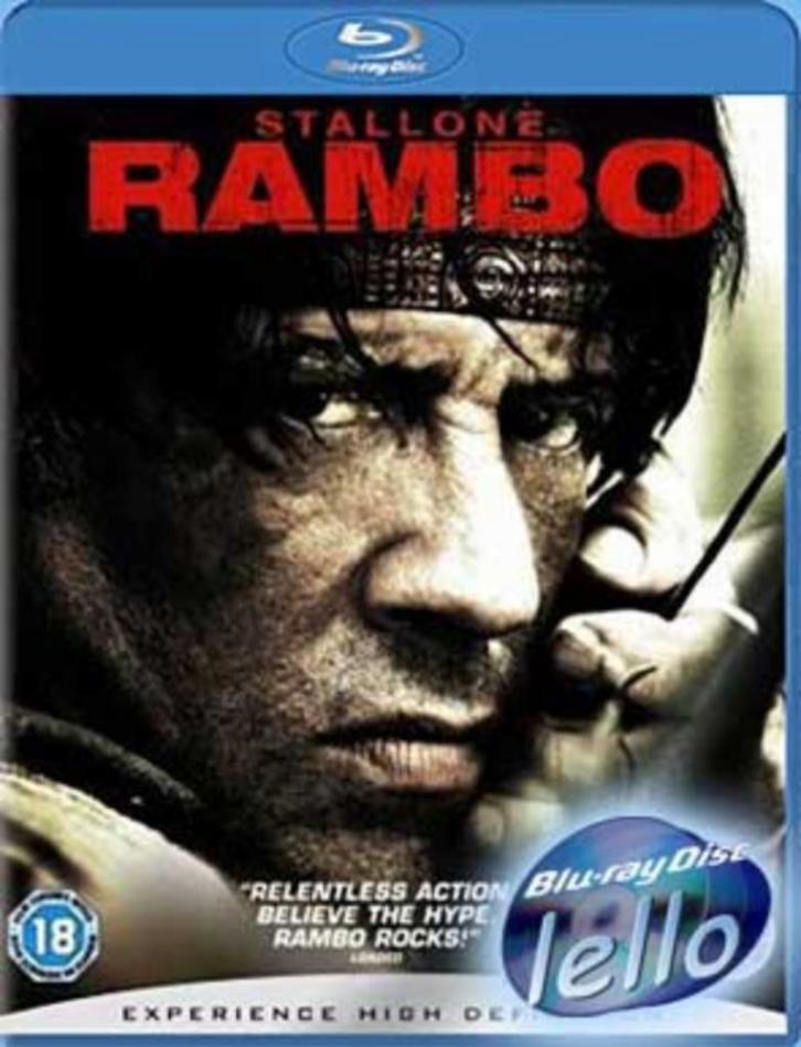 Blu-ray: Rambo 4 (2008 Sylvester Stallone), UK niet NLO, Cd's en Dvd's, Blu-ray, Nieuw in verpakking, Actie, Ophalen of Verzenden