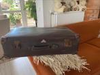 Vintage Donkerbruine Koffer, Ophalen of Verzenden, Zo goed als nieuw, 50 tot 100 cm, Minder dan 50 cm