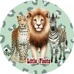 L73 luxe icing jungle dieren 20cm eetbare taart plaat print, Hobby en Vrije tijd, Taarten en Cupcakes maken, Ophalen of Verzenden