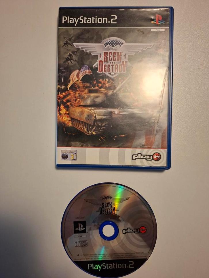 Seek and Destroy - PlayStation 2, Spelcomputers en Games, Games | Sony PlayStation 2, Gebruikt, Avontuur en Actie, 2 spelers, Vanaf 12 jaar