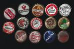 14 verschillende oude Belgische bier kroonkurken jaren '70, Verzamelen, Biermerken, Ophalen of Verzenden, Gebruikt, Overige typen