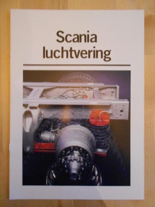 Scania Luchtvering Brochure 1987 142 112 92 82, Boeken, Auto's | Folders en Tijdschriften, Zo goed als nieuw, Overige merken, Ophalen