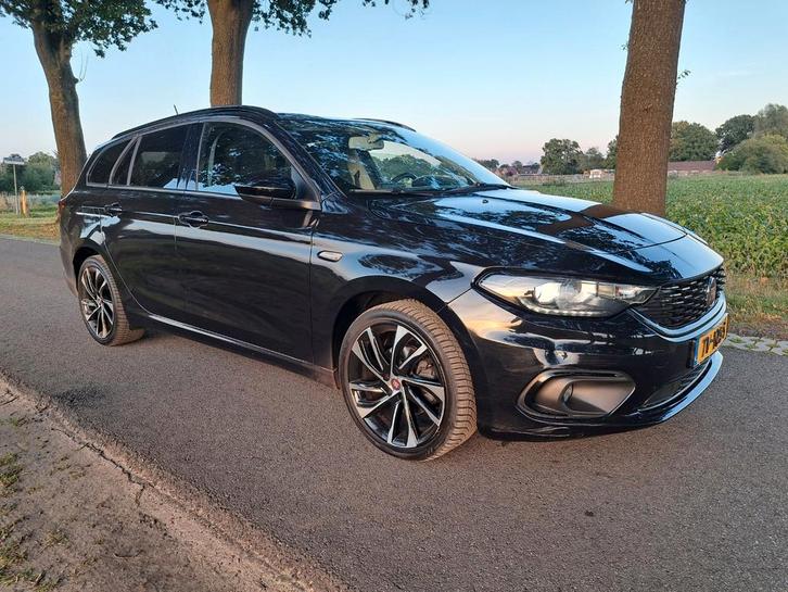 Fiat Tipo S-Design 1.4 Turbo 16V Xenon 120pk 2018 Zwart, Auto's, Fiat, Bedrijf, Tipo, Benzine, D, Stationwagon, Handgeschakeld