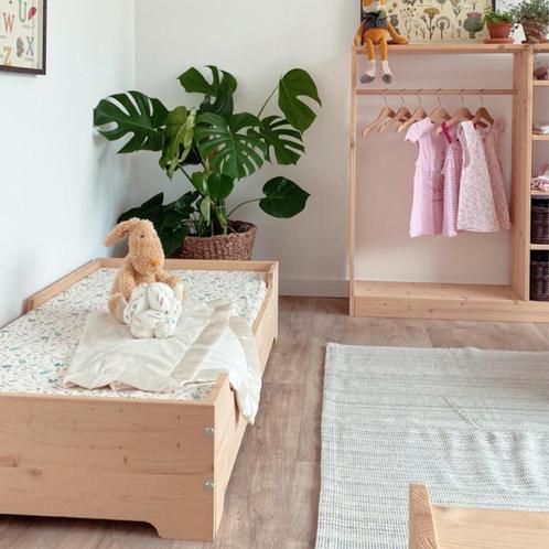 Montessori vloerbed Manine (nieuw), Kinderen en Baby's, Kinderkamer | Bedden, Nieuw, Minder dan 140 cm, Minder dan 70 cm, Lattenbodem