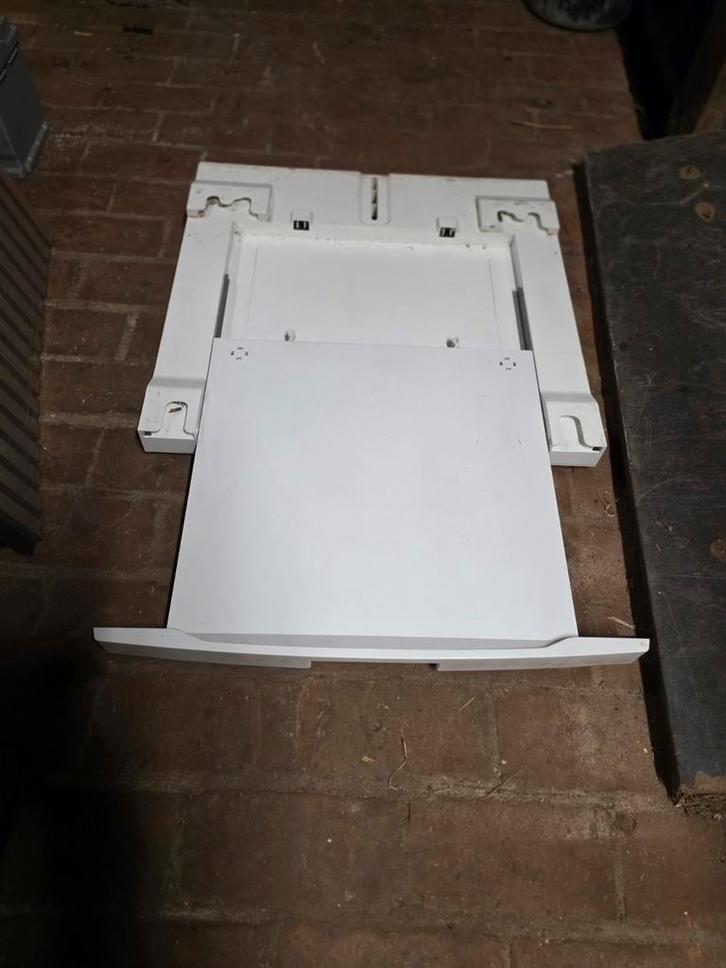 AEG stapelkit met uitschuifbare lade wasmachine wasdroger, Witgoed en Apparatuur, Onderdelen en Toebehoren, Gebruikt, Ophalen
