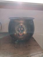 Bronzen plantenbak met leeuwenkop, Ophalen of Verzenden, Brons