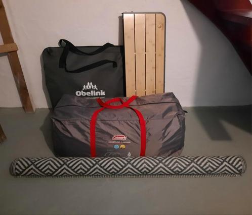 Coleman Coastline 4 Deluxe tent inclusief toebehoren., Caravans en Kamperen, Tenten, tot en met 4, Zo goed als nieuw, Ophalen