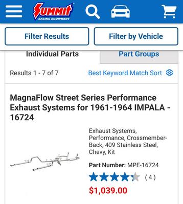 Magnaflow Chevrolet Uitlaat RVS beschikbaar voor biedingen