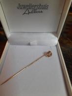 Gouden speld met diamant, Ophalen of Verzenden, Gebruikt