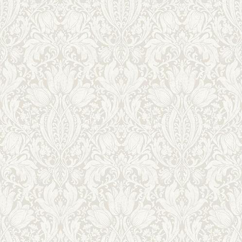 Wallpaper Alba, Boråstapeter, 5 EasyUp rolls, Huis en Inrichting, Stoffering | Behang, Wit, Beige, 10 tot 25 m², Ophalen of Verzenden