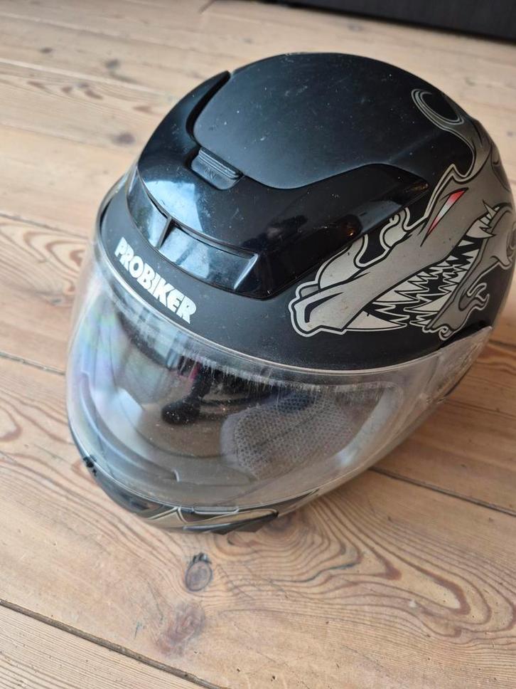 ProBiker Integraalhelm - XS, Motoren, Kleding | Motorhelmen, Dames, Heren, Kinderen, Integraalhelm, XS, Overige merken, Tweedehands