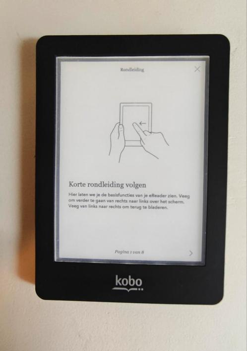 Kobo Glo N514, Computers en Software, E-readers, Zo goed als nieuw, 6 inch of minder, 4 GB of minder, Touchscreen, Uitbreidbaar geheugen
