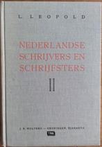 Nederlandse schrijvers en schrijfsters deel II L. Leopold, L. Leopold, Ophalen of Verzenden, Zo goed als nieuw, Nederland