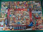Kerstpuzzel Ravensburger: de voorraadkast van de kerstman, Ophalen of Verzenden, 500 t/m 1500 stukjes, Zo goed als nieuw
