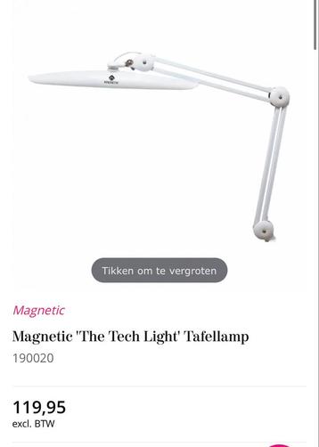 Magnetic 'The Tech Light' Tafellamp beschikbaar voor biedingen