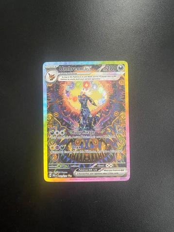 Pokémon Umbreon Ex 161 Prismatic Evolutions beschikbaar voor biedingen