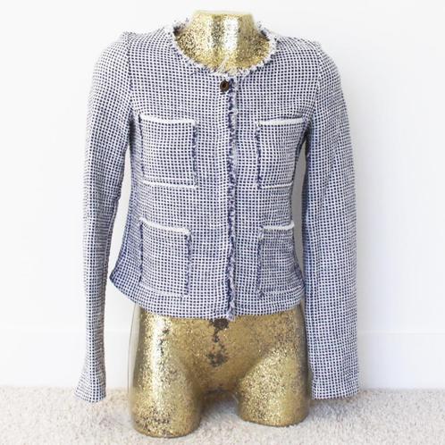 Blue Denim Lodge Jasje (Maat 1/XS) - 62 € 25,-, Kleding | Dames, Jasjes, Kostuums en Pakken, Zo goed als nieuw, Jasje, Maat 34 (XS) of kleiner