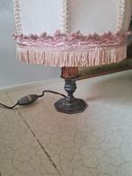 Vintage tafellampje met tinnen voet, Huis en Inrichting, Lampen | Tafellampen, Heikant 21 Kaatsheuvel, Belle Vieille Brocante