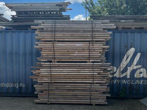 balken 58x155, balken, baddingen, vuren, hout, Tuin en Terras, Palen, Balken en Planken, Gebruikt, Balken, 250 cm of meer, Ophalen of Verzenden