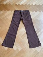 Wijde flared broek Zara -chocoladebruin, Kleding | Dames, Broeken en Pantalons, Zara, Gedragen, Lang, Maat 38/40 (M)