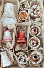 Doos oude en antieke kerstballen, Ophalen of Verzenden, Gebruikt