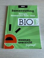 Samenvattingen boek biologie VWO examenoverzicht, Ophalen of Verzenden, VWO, Biologie