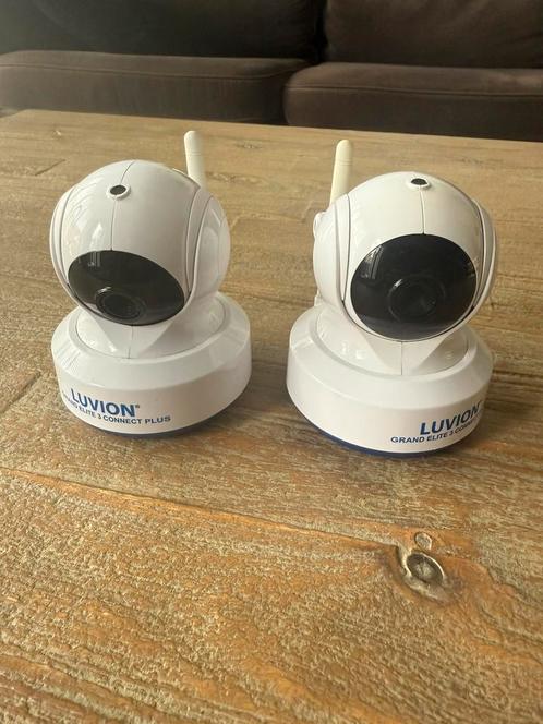 2x Luvion grand elite 3 connect plus (zonder scherm), Kinderen en Baby's, Babyfoons, Zo goed als nieuw, Camera, Ophalen of Verzenden