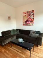 Bepurehome/woood statement hoekbank velvet warm groen, Ophalen, Zo goed als nieuw