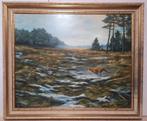 Schilderij Hans Bulder vos met haas natuur, wild, Antiek en Kunst, Kunst | Schilderijen | Klassiek, Ophalen of Verzenden