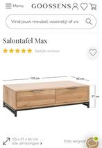 Salontafel Max, Eikenhout, Ophalen, 100 tot 150 cm, Eikenhout, Zo goed als nieuw