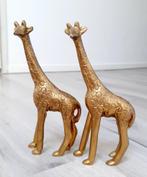 koperen giraffenpaar, Antiek en Kunst, Ophalen of Verzenden, Koper