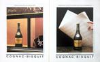 13 vintage advertenties reclames Bisquit cognac 68-81 drank, Ophalen of Verzenden, Gebruikt, Overige typen