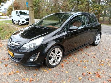 Opel Corsa 1.4 16V 3D 2011 Zwart beschikbaar voor biedingen