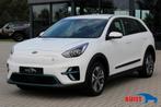 Kia e-Niro DynamicLine 64 kWh AD. CRUISE CARPLAY VOORVERWARM, Gebruikt, Zwart, 1712 kg, Leder en Stof