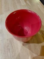 Retro Rode Bloempot west germany dia 14,5 hoogte 13 cm, Ophalen, Halfschaduw, Minder dan 100 cm