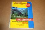 Wegenatlas Duitsland, Oostenrijk, Zwitserland, Europa. Falk., Boeken, Atlassen en Landkaarten, Gelezen, Landkaart, 1800 tot 2000