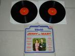 2 LP Jerry en Mary , de Zangeres Zonder Naam en broer Jerry, Cd's en Dvd's, Vinyl | Nederlandstalig, Levenslied of Smartlap, Gebruikt