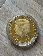 Goudkleurige Donald Trump munt, Postzegels en Munten, Ophalen of Verzenden, Noord-Amerika, Losse munt, Goud