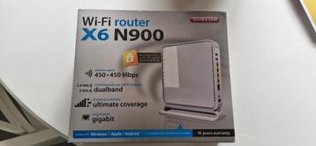 router ( x6 N900) zo goed als nieuw beschikbaar voor biedingen