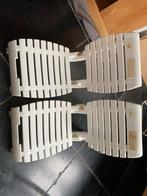 2x Handige Opklapbare Camping Stoeltjes, Tuin en Terras, Ophalen of Verzenden, Gebruikt, Kunststof, Inklapbaar