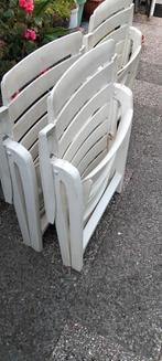5 verstelbare tuinstoelen, Tuin en Terras, Tuinstoelen, Ophalen, Gebruikt, Kunststof, Verstelbaar