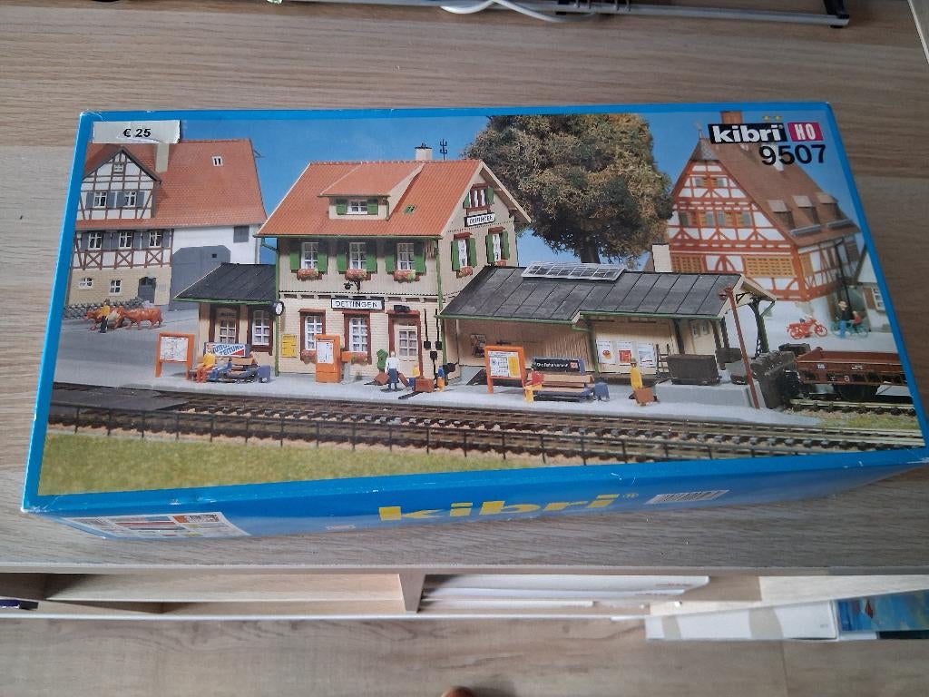 STATION DETTINGEN, Hobby en Vrije tijd, Modeltreinen | H0, Overige merken, Gelijkstroom of Wisselstroom, Brug, Tunnel of Gebouw